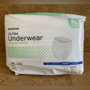 McKesson Disposable Pull Up On Incontinence Ultra Underwear Diapers Heavy 20Pack